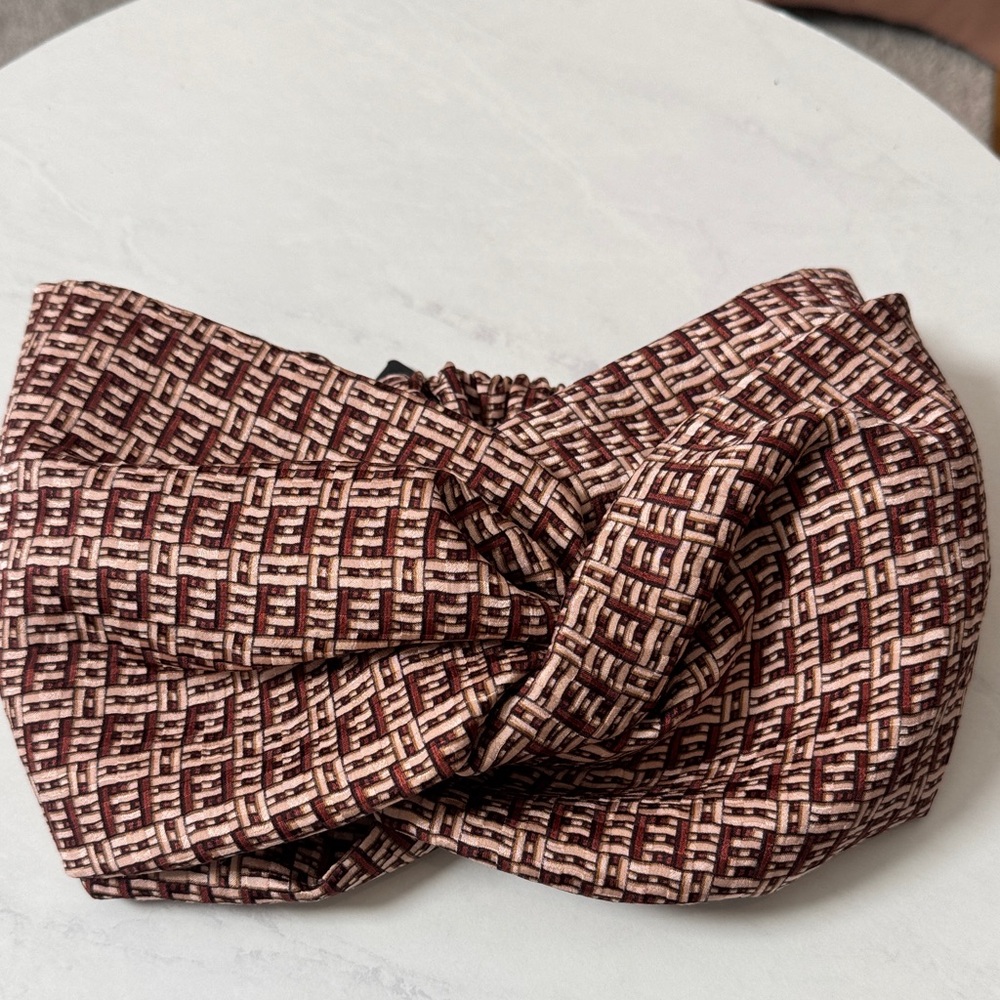 Fendi Elegant pink & red Headband - Picture 5 of 6